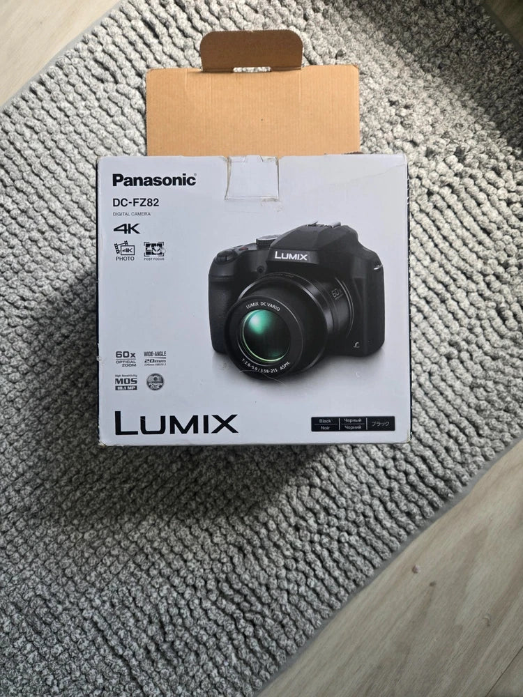Panasonic Lumix DC FZ82 Bridge Camera 4K Video, 60x Optical Zoom