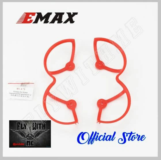 EMAX BABYHAWK PROPELLER GUARD 1PAIR FOR BABYHAWK  FPV DRONE RACING RED NEW