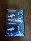Rechargeable lithium battery packs, black and blue retail boxes