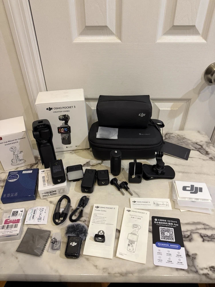 DJI Osmo Pocket 3 - HUGE Bundle 1'' Sensor 4K 120fps Video Recording / Vlogging