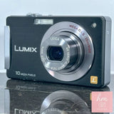 Panasonic LUMIX DMC-FX500 Camera 10.1MP Black 5x Zoom Leica Lens From Japan