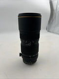 Tokina AT-X PRO 80-200mm f/2.8 zoom lens in black with front and barrel markings