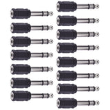 15 Pcs Microphone Converter Adapter Dongle Cable Cord Audio Jack Aux Input