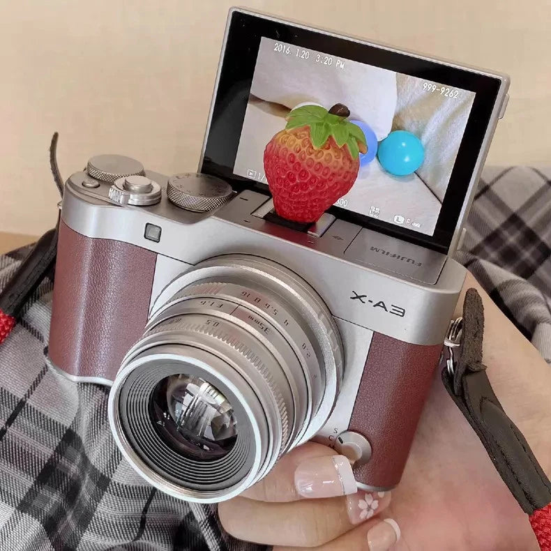 Fujifilm Fuji X-A3 24.2 MP Mirrorless Digital Camera w/35mm f1.6 Lens English