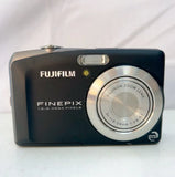 [Near MINT] FUJIFILM FINEPIX F60fd Black Compact Digital Camera Battery Japan