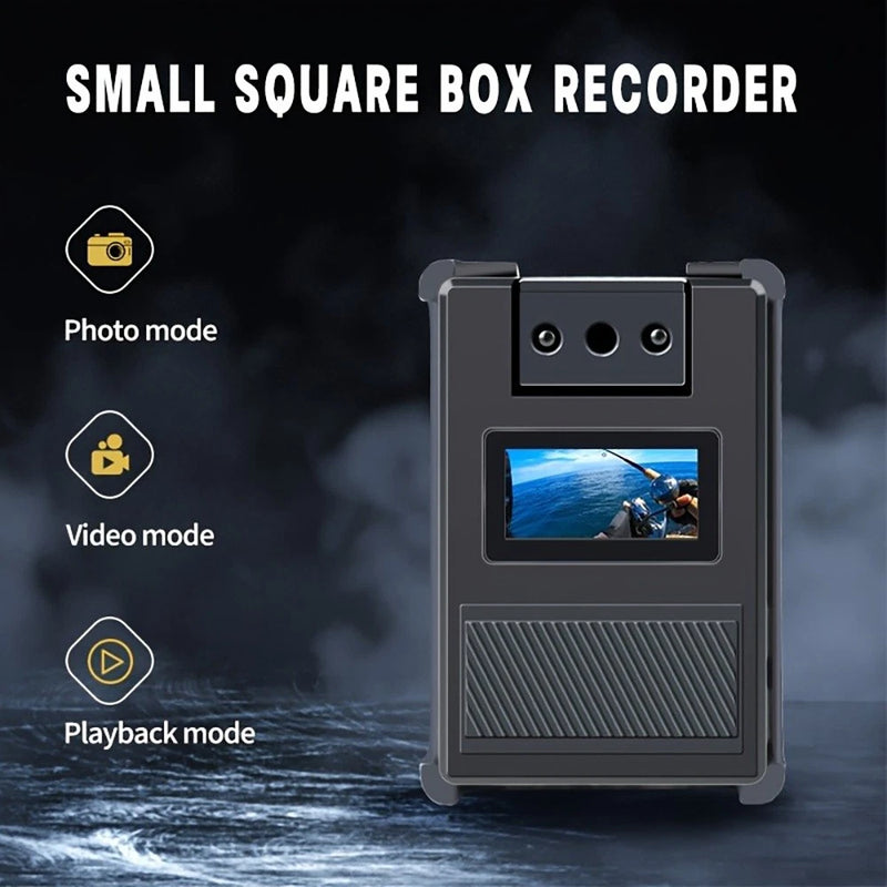1PCS HD 1080P Body Camera with Rotating Lens & IR Night Vision for Home, Outdoor
