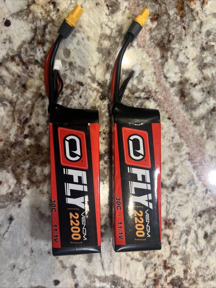 Flyzone A6M2 Zero Select Scale 50C 3S 2200mAh 11.1V LiPo Battery by Venom X2 Battery