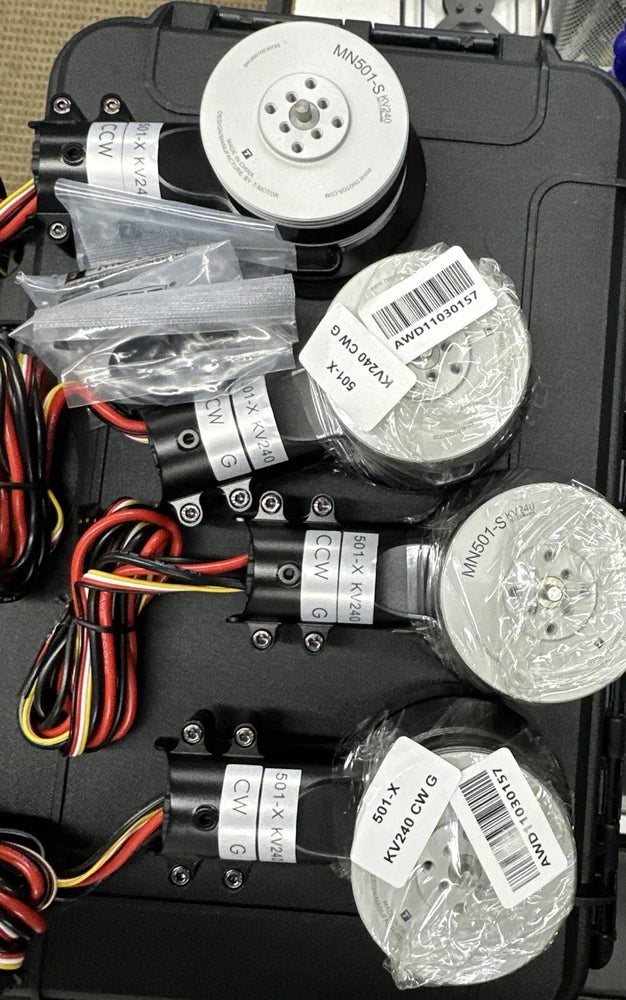 T-Motor 501-X Kv240 Drone Mounts ESC Motor, Propeller for Uav