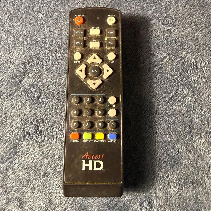 Access HD RC43D Replacement Remote Control for Digital TV Converter Boxes Converter