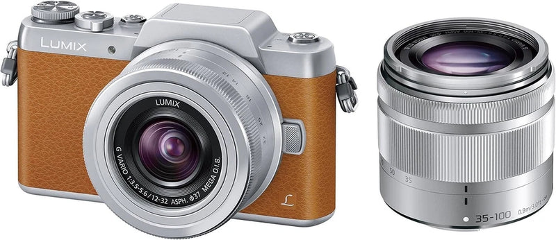 USED Panasonic DMC-GF7W-T mirrorless single-lens camera DMC-GF7 Double lens kit