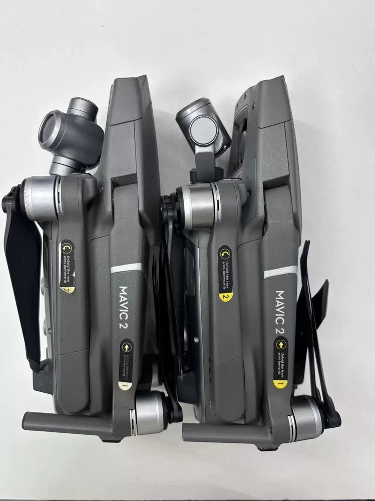DJI Mavic 2 Zoom drone body, dark gray with gimbal mount and side arms