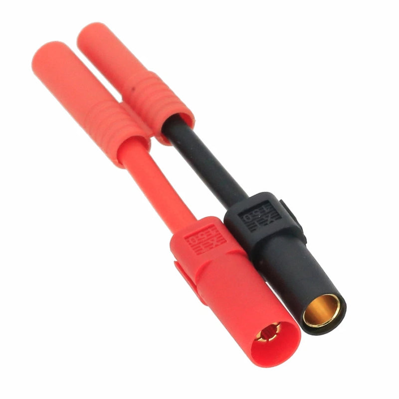 HXT150 Male+/Female- to HXT 4mm Male-/Female+ 12AWG 5CM wire RC LIPO Battery