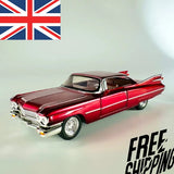 1/24 1958 Plymouth Fury Christine Movie Car Diecast Model Clear Windows UK