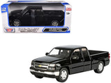 2006 CHEVROLET SILVERADO 1500 PICKUP BLACK 1/25 DIECAST MODEL BY MOTORMAX 79393