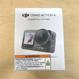 DJI Osmo Action 4 Essential Combo 4K/120fps Waterproof Action Camera Black