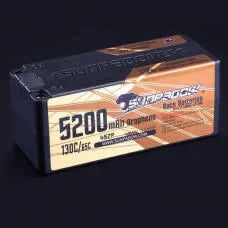 JA0010  Sunpadow 14.8V 5200mAh 130C/65C LiPo Battery Gold Label w/ 5mm bullets Battery