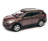 Hyundai Santafe Korean Family Car Model Toy Brown Diecast 1:34-1:39 Scale Welly