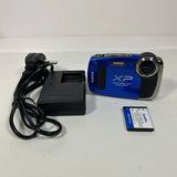 Fujifilm FinePix XP50 14mp Digital Adventure Camera Waterproof Blue With Charger