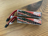 BETAFPV 2pcs Lava 550mAh 2S 7.6V 75C LiHV Lipo Battery with XT30 Connector, Rech Battery