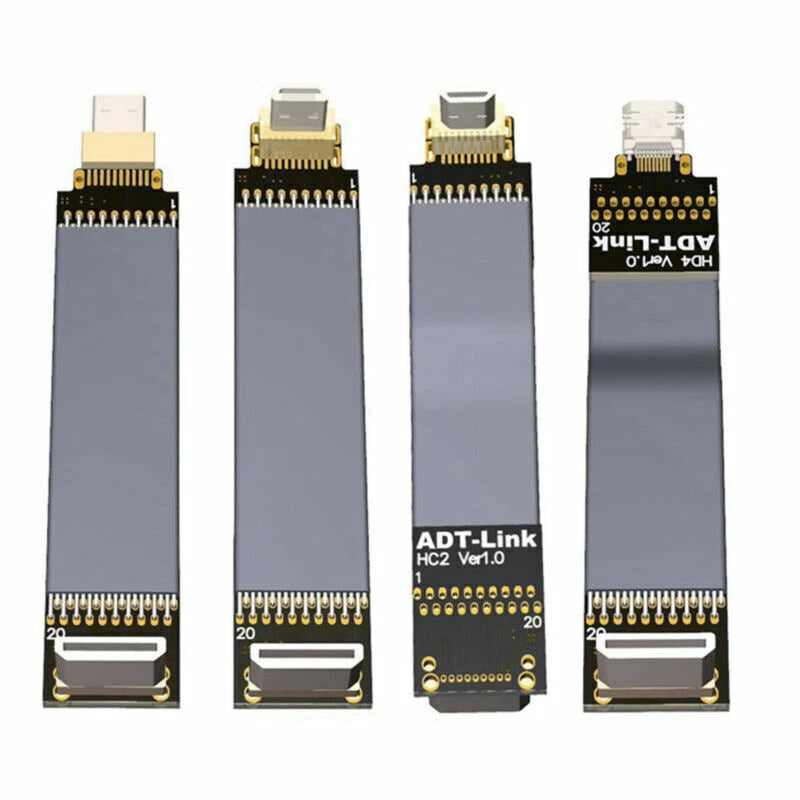 Ribbon Flat HDTV Video Cord FPV Micro Mini HDMI Video Adaptor  1080P for HDTV