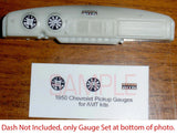 1950 CHEVROLET 3100 PICKUP TRUCK GAUGE FACES for 1/25 AMT KITS - PLEASE READ