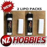 NZHOBBIES 1S 3.7V 180Mah 45C Lipo Battery (2) : BLADE NCPX NANO QX # NZ0126