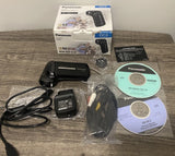 Panasonic Digital Handheld Camcorder HX-DC3 16.3MP Black Tested Original Charger