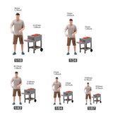1/18 1/24 1/43 1/64 1/87 Camping Man Scene Miniature Figures Doll For Cars Model