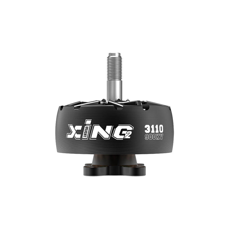XING2 3110 brushless RC motor, black housing with silver shaft