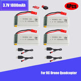 1800mAh 3.7V Lipo Battery JST Plug for HQ859B HQ898B H11D H11C T64 T04 F28 T56 Battery