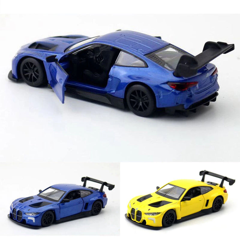 1:44 Scale 2022 M4 GT3 Model Car Diecast Toy Cars Boys Toys for Kids Gifts