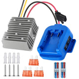 24V to 12V Step Down Converter Adapter, 15A 180W Inverter, USB & Type C, DIY RC Converter