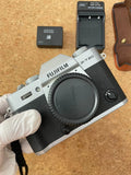 ¡¾90%NEW¡¿Fujifilm X-T20 Silver 24.3MP Mirrorless Digital Camera Body Only Gift