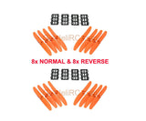 HQ Prop 5040 5x4 ORANGE MultiRotor propeller CW,CCW (TOTAL 16PCS), FREE SHIP