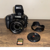 Panasonic LUMIX FZ80 with Memory Card + Lens Hood