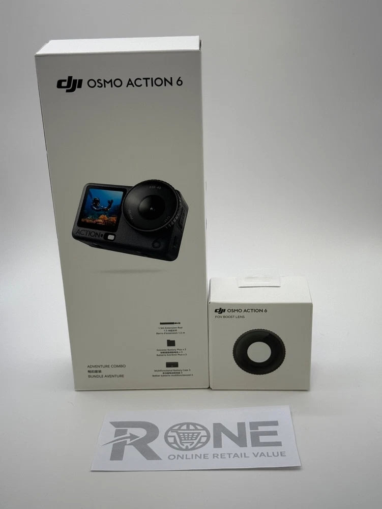 DJI Osmo Action 6 Adventure Combo + FOV Boost Lens | FedEx |  Genuine
