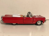 SUNNYSIDE 1959 CHEVY IMPALA CONVERTIABLE RED 1:32 DIECAST MODEL 5.5" NO BOX