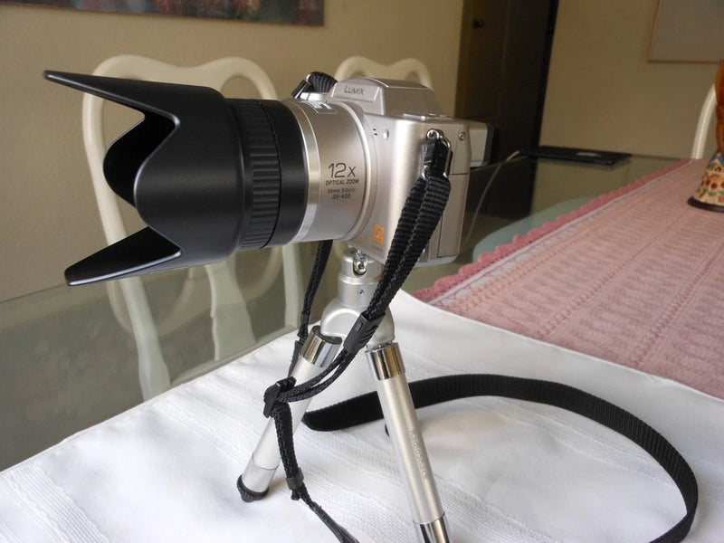 PANASONIC LUMIX DMZ-FZ1 Silver 2mp Leica Lens Digital Camera with Tripod