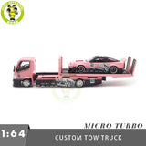 1/64 Nissan 180SX Rocket Bunny And Custom Tow Truck Simon's Garage Diecast Model