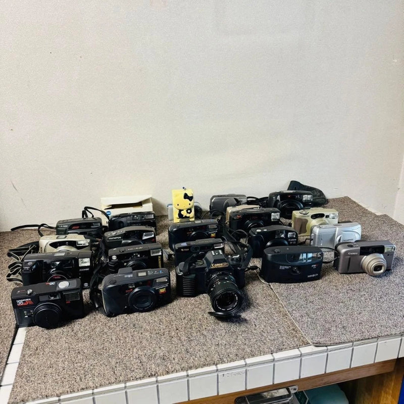 Junk Canon Sony Olympus Fujifilm Camera Lot for Parts Repair