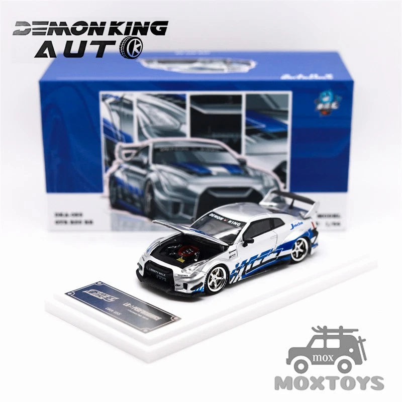 **Pre-Order**Demon King Auto 1:64 LBWK 35 RR Metal Blueberry Diecast Model Car