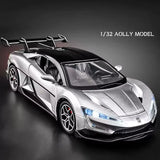 1:32 BYD Yangwang U9 Diecast Model Sport Car w/ Sound Light Pull Back Toy Gift