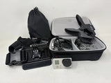 GoPro HERO3 Black camera bundle with chest mount, case, straps, and accessories