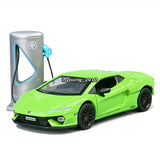 1/32 Lamborghini Temerario EV Model Car Diecast Toy Vehicle Kids Toys Gift Green Battery
