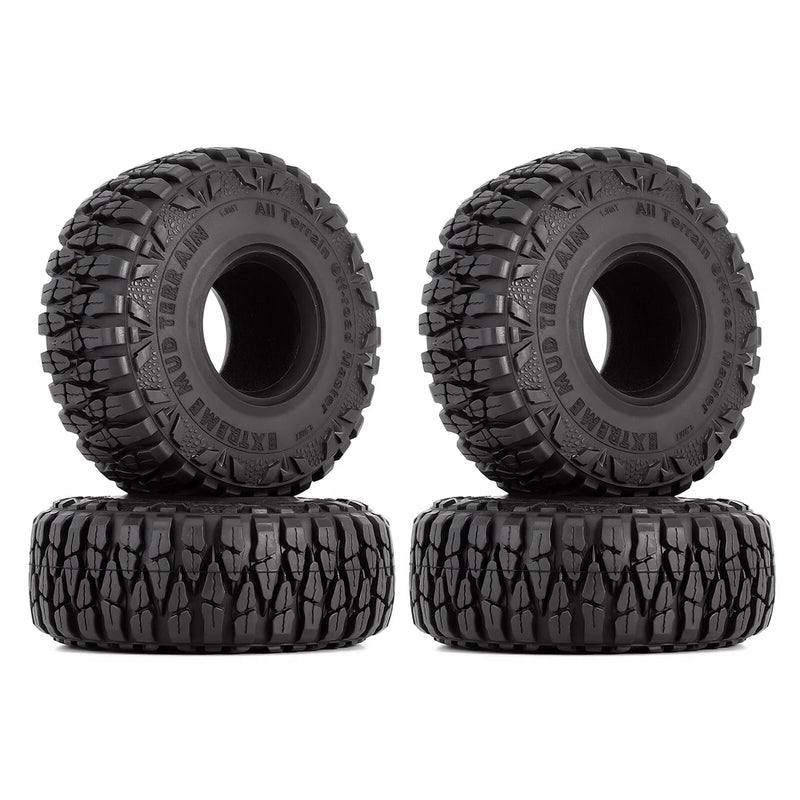 Rubber Tyre 1.9" Wheel Tire 114mm for 1:10 RC Crawler Car Traxxas Axial SCX10 II