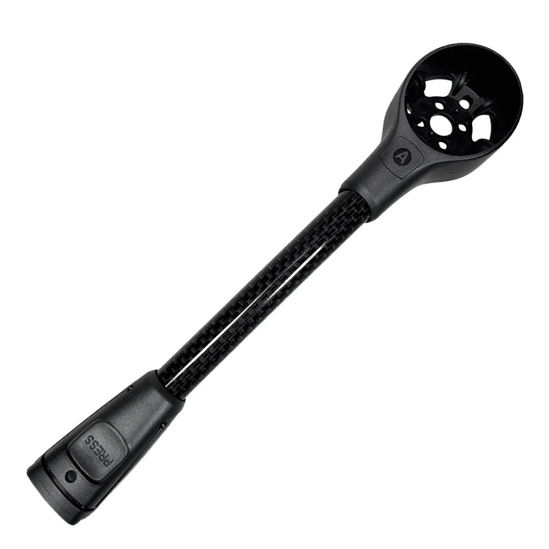 Yuneec drone motor arm tube repair part, black carbon-fiber tube with motor mount