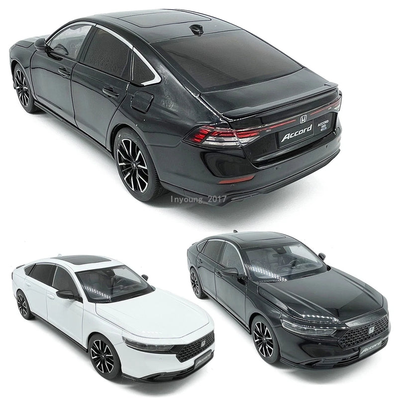 1:18 2023 Honda Accord Model Car Metal Diecast Toy Cars Collectible Vehicle