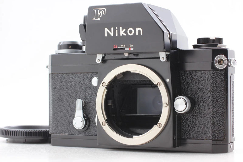 Nikon Photomic FTN 35mm film camera body with black textured grip and lens mount