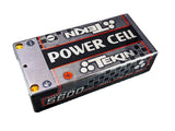 Tekin POWER CELL 5600mAh 2S LCG LiPo battery, black case with gold connectors