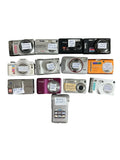 Lot Of 13 Digital Cameras Rollei Pentax Fujifilm For parts Or not Working